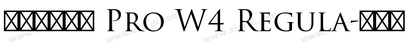 ヒラギノ丸ゴ Pro W4 Regula字体转换